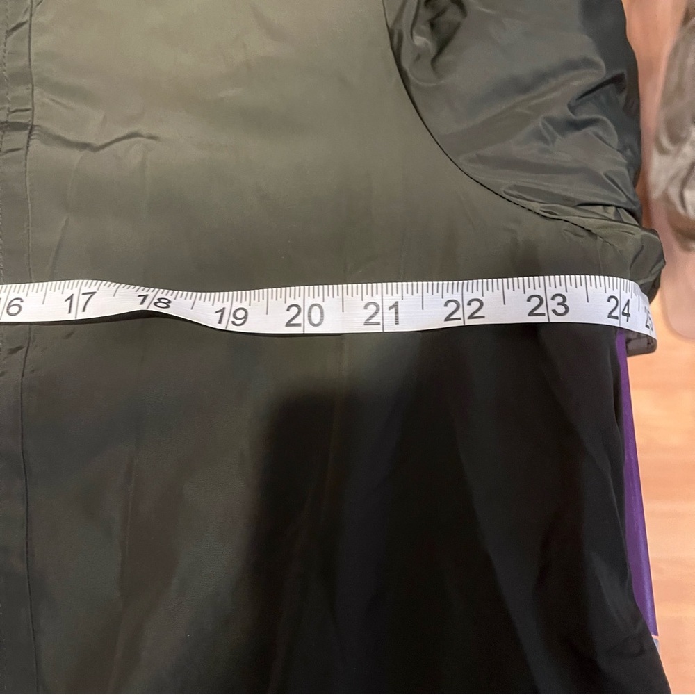 NWOT Centigrade Army Green Rain Jacket Large - Picture 4 of 8